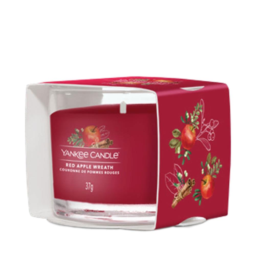 Yankee Candle Red Apple Wreath Filled Votive Candle £2.09